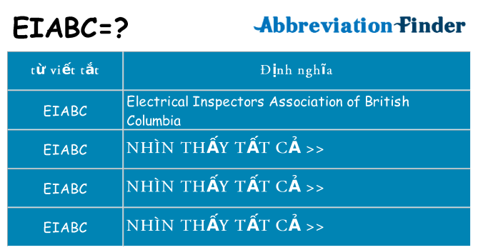eiabc hiện những gì đứng cho