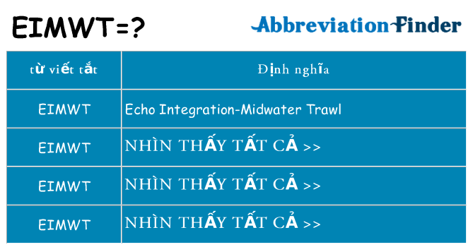 eimwt hiện những gì đứng cho