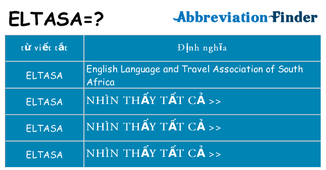eltasa hiện những gì đứng cho