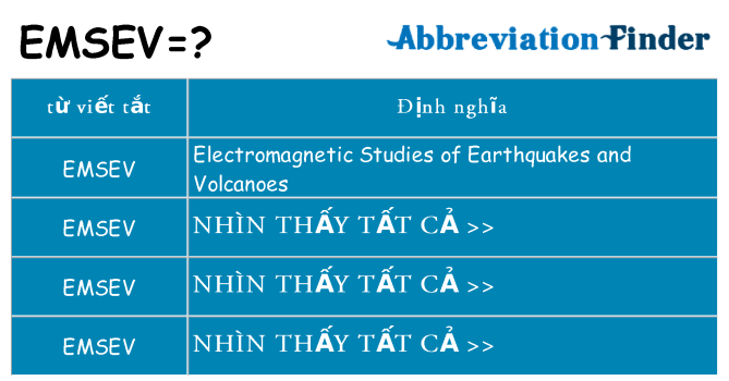 emsev hiện những gì đứng cho