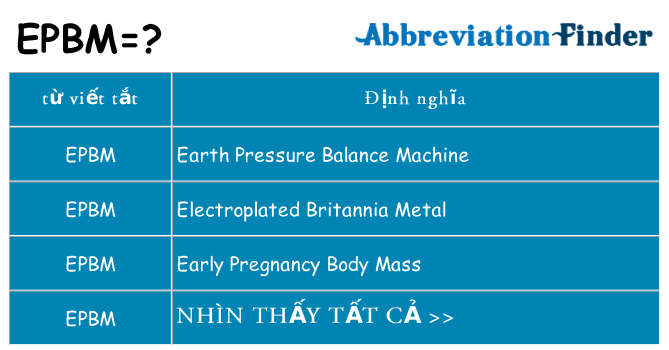 epbm hiện những gì đứng cho