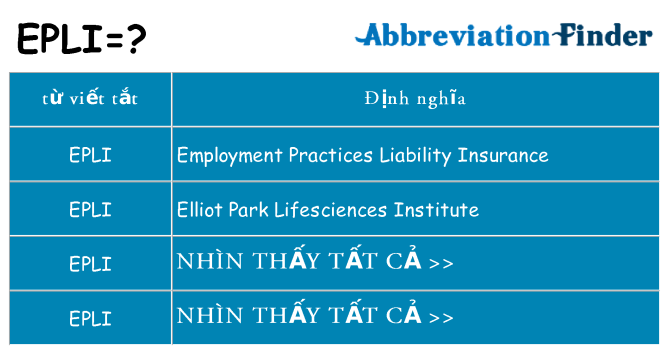 epli hiện những gì đứng cho