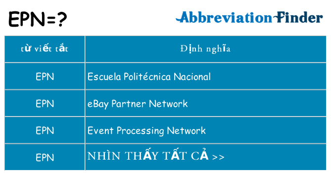 epn hiện những gì đứng cho