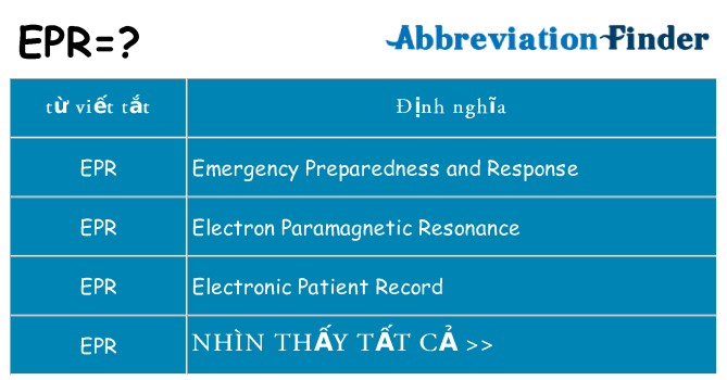 epr hiện những gì đứng cho