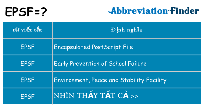 epsf hiện những gì đứng cho