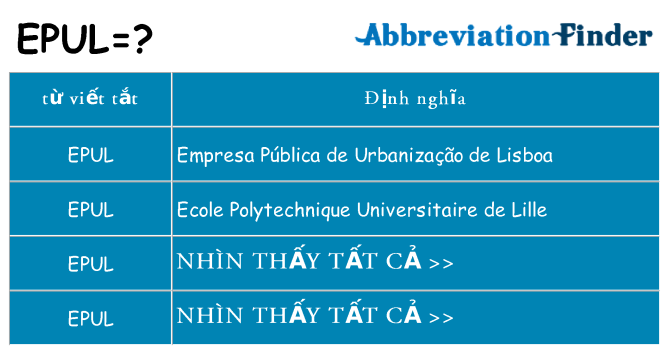 epul hiện những gì đứng cho