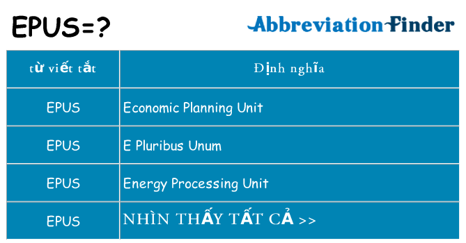 epus hiện những gì đứng cho