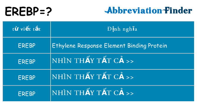 erebp hiện những gì đứng cho