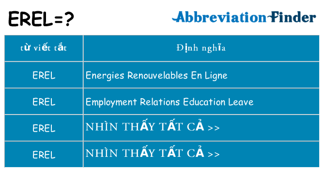 erel hiện những gì đứng cho