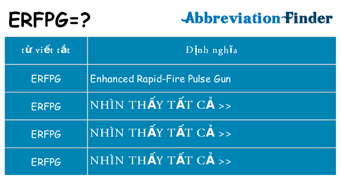 erfpg hiện những gì đứng cho