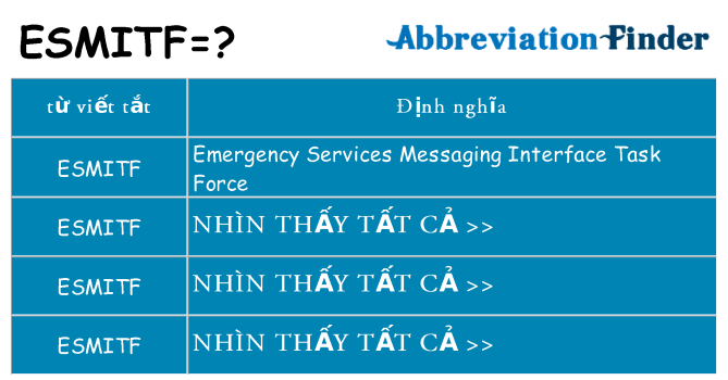 esmitf hiện những gì đứng cho
