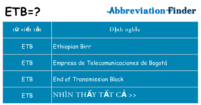 etb hiện những gì đứng cho