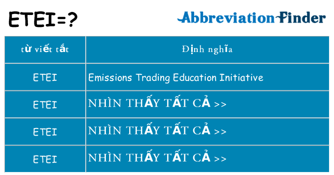 etei hiện những gì đứng cho