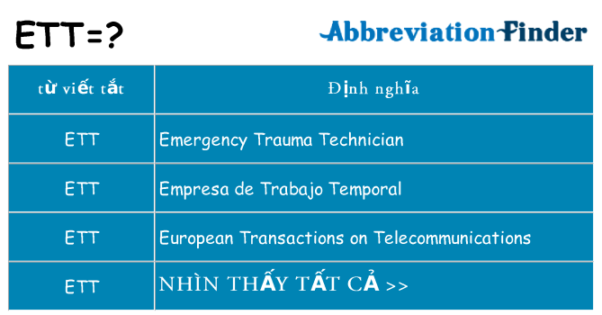 ett hiện những gì đứng cho