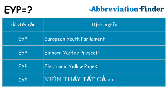 eyp hiện những gì đứng cho
