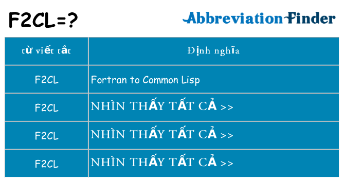f2cl hiện những gì đứng cho