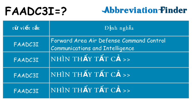 faadc3i hiện những gì đứng cho