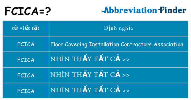 fcica hiện những gì đứng cho