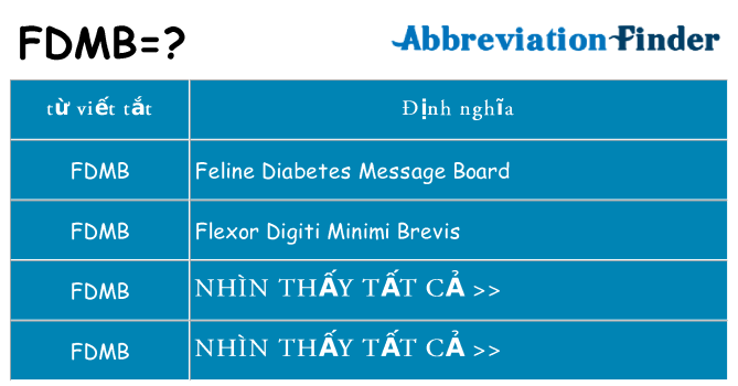 fdmb hiện những gì đứng cho