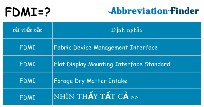 fdmi hiện những gì đứng cho