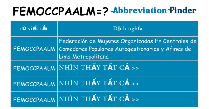 femoccpaalm hiện những gì đứng cho