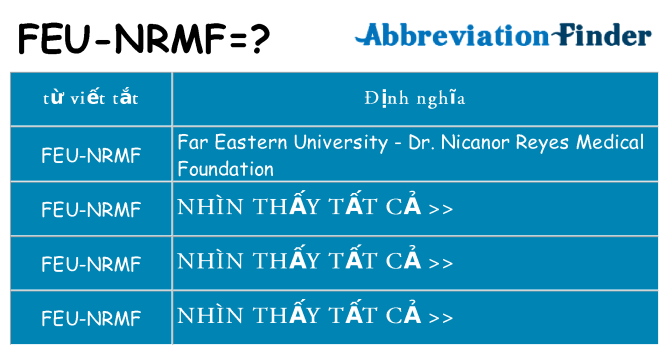 feu-nrmf hiện những gì đứng cho