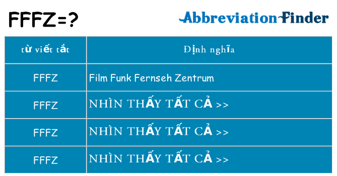 fffz hiện những gì đứng cho