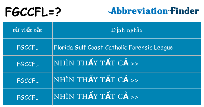 fgccfl hiện những gì đứng cho