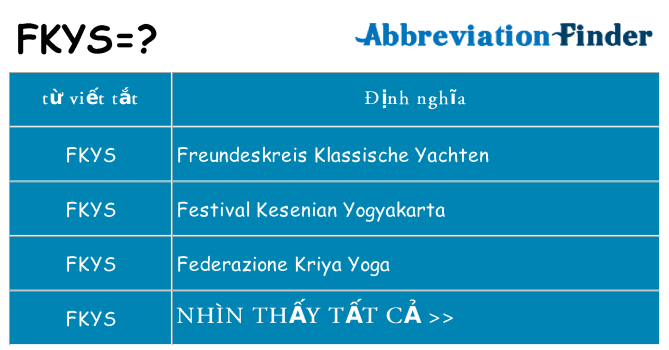 fkys hiện những gì đứng cho