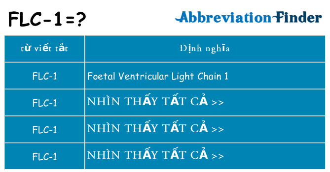 flc-1 hiện những gì đứng cho