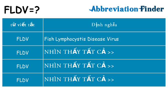 fldv hiện những gì đứng cho