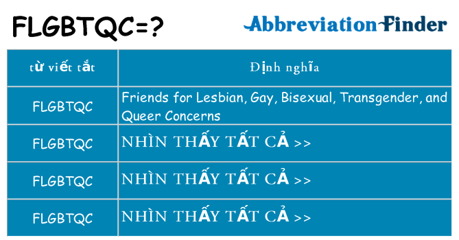 flgbtqc hiện những gì đứng cho