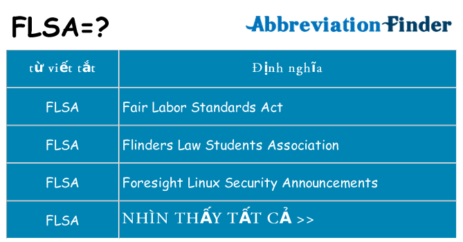 flsa hiện những gì đứng cho