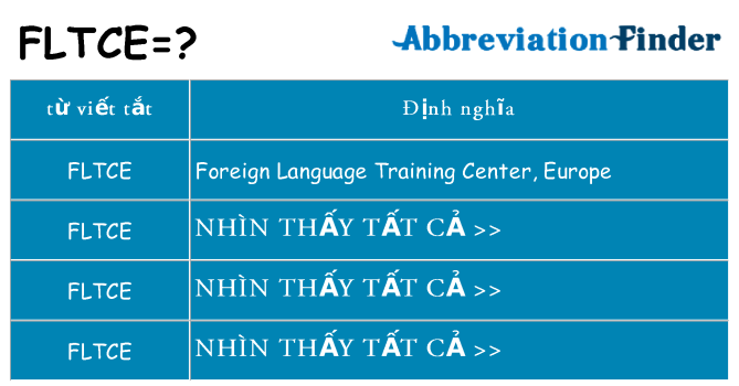 fltce hiện những gì đứng cho