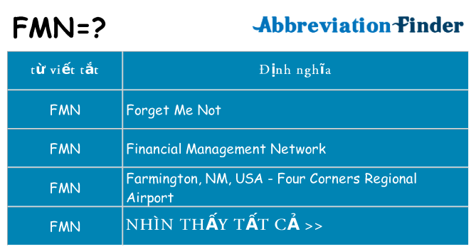 fmn hiện những gì đứng cho