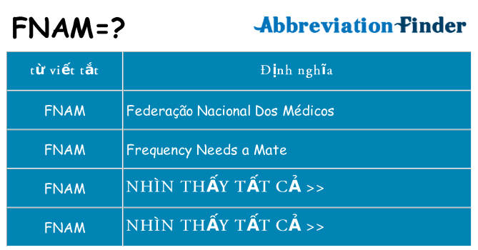 fnam hiện những gì đứng cho