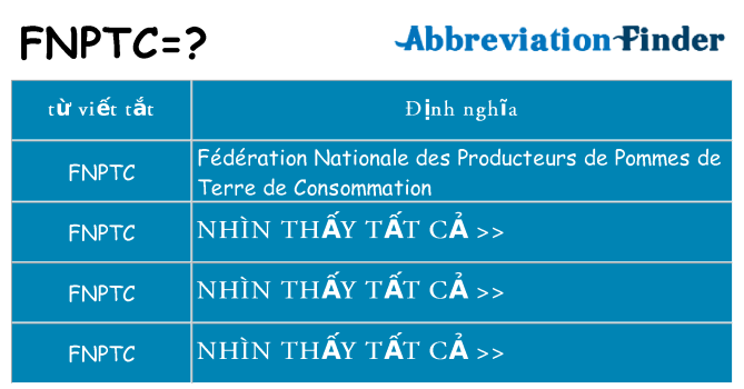 fnptc hiện những gì đứng cho