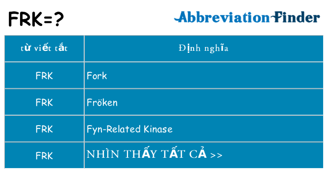 frk hiện những gì đứng cho