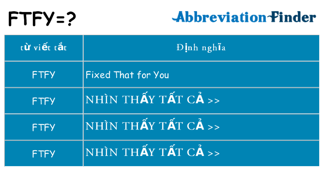 ftfy hiện những gì đứng cho
