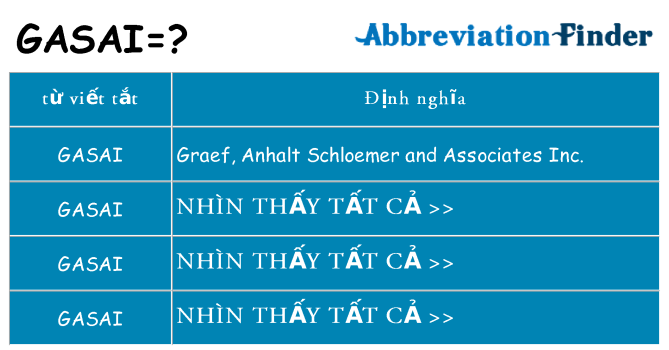 gasai hiện những gì đứng cho
