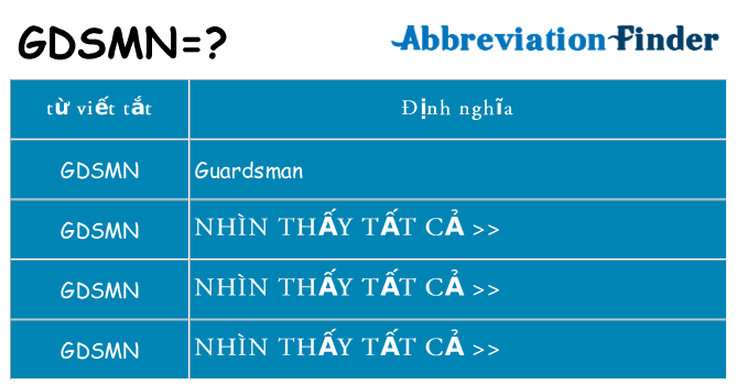gdsmn hiện những gì đứng cho