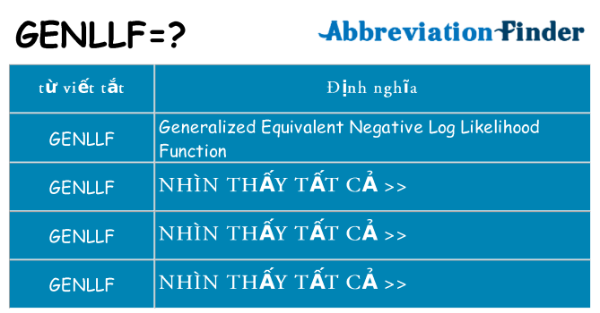 genllf hiện những gì đứng cho