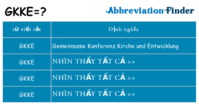 gkke hiện những gì đứng cho