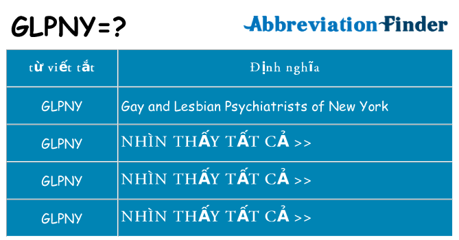 glpny hiện những gì đứng cho