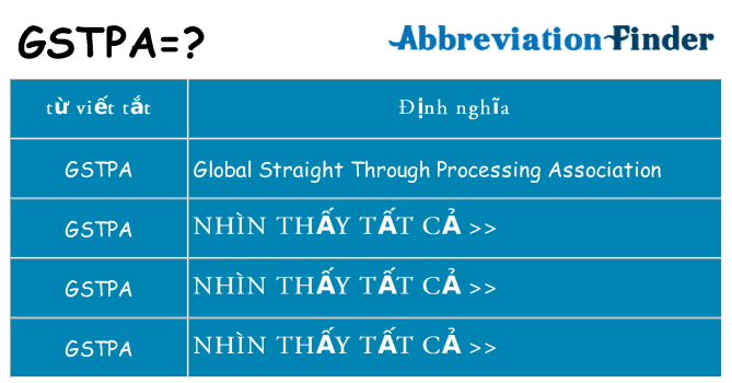 gstpa hiện những gì đứng cho