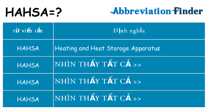 hahsa hiện những gì đứng cho