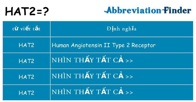 hat2 hiện những gì đứng cho