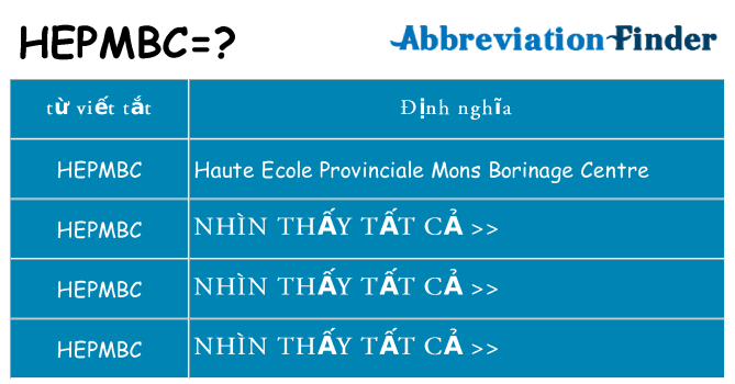 hepmbc hiện những gì đứng cho