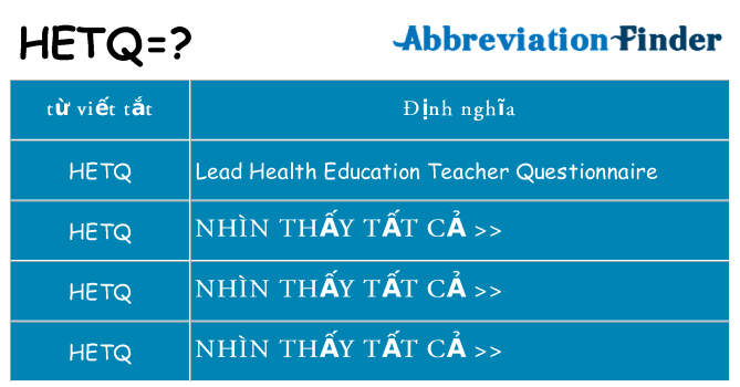 hetq hiện những gì đứng cho