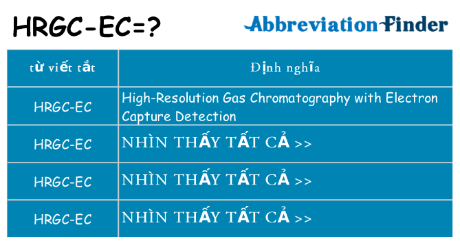 hrgc-ec hiện những gì đứng cho